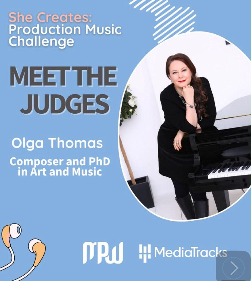 She Creates: Production Music Challenge — Meet the Judges: Olga Thomas