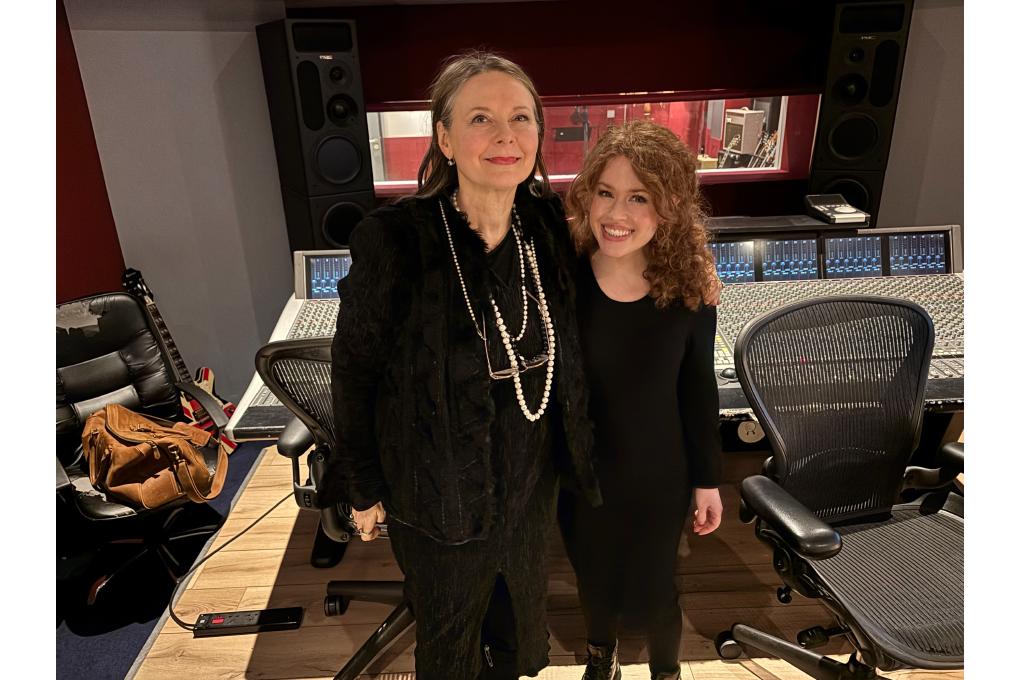 Olga Thomas and Joanna Forest at Dean Street Studios