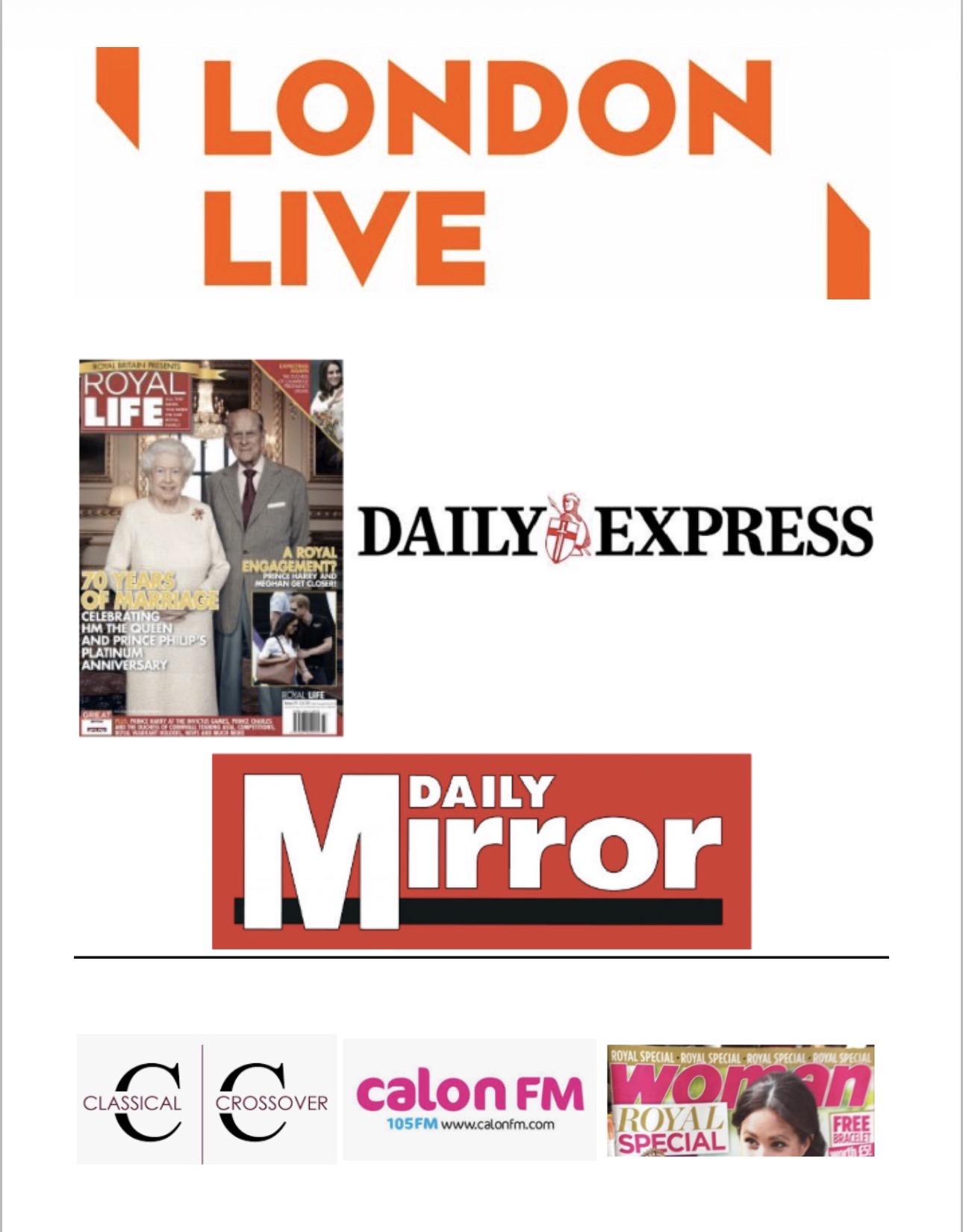 Royal and national press coverage of Olga Thomas