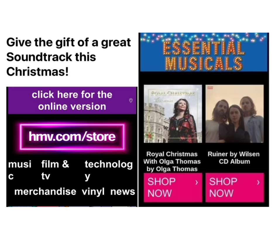 Olga Thomas release at HMV