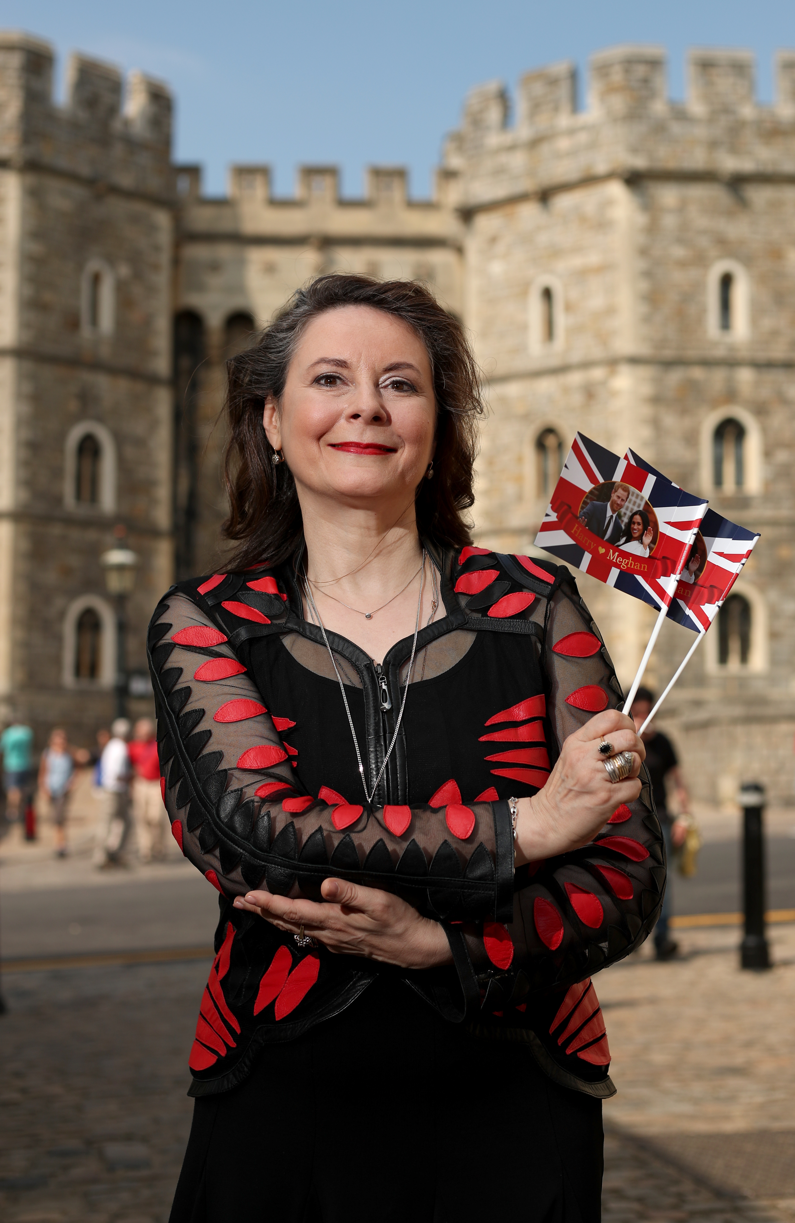 Olga Thomas at a royal reception