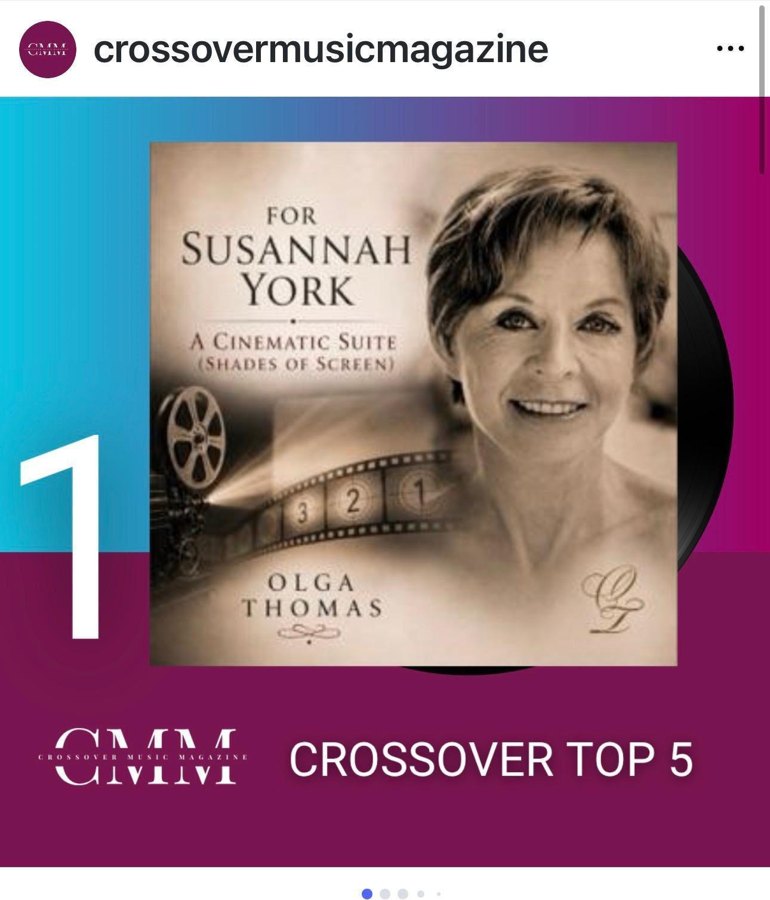 For Susannah York at No. 1 in the Crossover Top 5